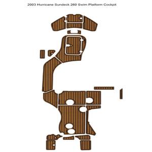 Plancher en teck EVA marin à vente chaude pour yacht Hurricane Sundeck 260 de 2003 sur eBay et AliExpress - Product Image 2