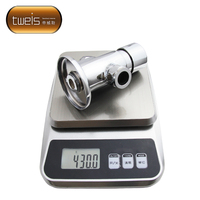 Robinet de douche thermostatique encastré à temporisation, en laiton chromé poli, promotionnel et économique, pour usage hôtelier