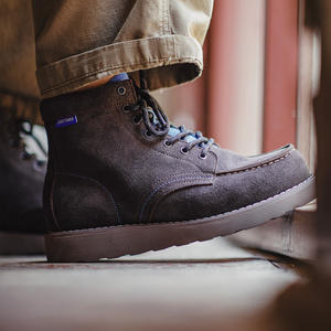 Stivali da <span class=keywords><strong>Uomo</strong></span> Maden, Stivali da Lavoro Stile Cowboy in <span class=keywords><strong>Camoscio</strong></span>, <span class=keywords><strong>Stivaletti</strong></span> Retrò Americani con Suola Rialzata, Comodi per Escursionismo, Tendenza Autunno 2025 - Product Image 2