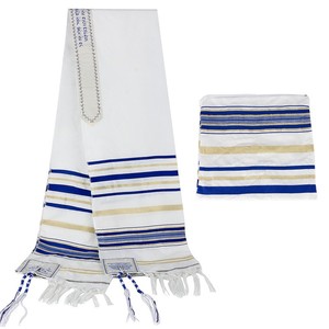 52x180cm Large Polyester Arab Scarf Stock Muslim Israeli Kosher <strong>Talit</strong> Dejewish Tallit Israel Prayer <strong>Shawls</strong> - Product Image 1