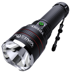 Đèn pin chiến thuật cầm tay Warsun YD50S 800 lumen, đèn LED ngoài trời, sạc lại được, vỏ nhôm, chụp đèn lớn, chống nước, di động - Product Image 1