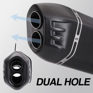 Tube universel de silencieux d'échappement de moto de 51mm nouveau pour les modèles d'utilisation de course comprenant MT07 MT09 Z900 Z400 Ninja400 Gsx250 <span class=keywords><strong>Gsx750</strong></span> - Product Image 5