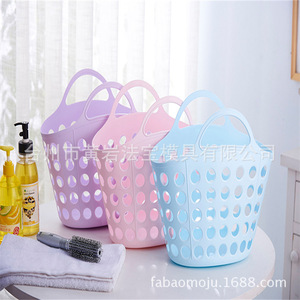 Panier de rangement rectangulaire en plastique durable pour salle de bain et douche, taille personnalisée, moulage par injection - Product Image 1