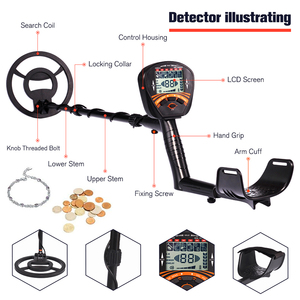 Detector de Metales Profesional de Alto Rendimiento Bibo MD810, Detector de Metales Industrial LCD Superestable para Buscar Tesoros Subterráneos - Product Image 4