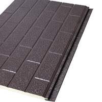 Panneau de toiture sandwich en aluminium pour chambre froide d'hôtel, mur extérieur, atelier, double isolation thermique, imperméable