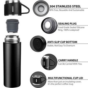 YS52 Vacuum <b>Flask</b> Bottle Thermos Cup Stainless Steel Portable Travel Logo Custom Wholesale 500ml Business Promotion Gift - Product Image 6