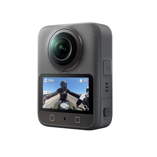 Posk Original Osmo 360 8k Revolutionary 360 Degree Camera 128GB Built-in Memory 2.0" Screen for Bike Motorcycle Skiing Vlog