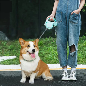 HOMEPLANET Best seller guinzaglio automatico a LED retrattile per cani con porta cacca funzionale ed elegante - Product Image 3