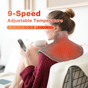 4-Gear Electric Heating Therapy Shawl Plug-in Heated Shoulder Wrap with Timer <b>for</b> Neck & <b>Back</b> Warmth - Product Image 3