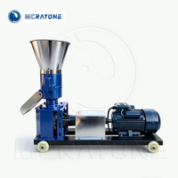 Machine à granulés d'aliments haute capacité 500 kg/h, acier au carbone, fonte, 380 V triphasé, taille des granulés réglable