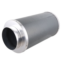 Filter Karbon Aktif 6 inci/150mm - 600mm, Penyerap Bau, Cartridge Filter Karbon untuk Grow Tent, Greenhouse, dan Klima Dalam Ruangan