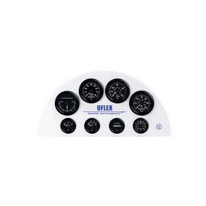 Uflex Ultra nero 0-4000 Rpm (1/10) tachimetro Ø85 per motori di barche - Product Image 1