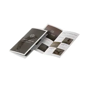 A4 A3 B5 Kích Thước Tờ Rơi Brochure Lookbook In Hiqh Chất Lượng Giấy Bóng Mờ Cán Vàng Dập Kết Cấu - Product Image 1