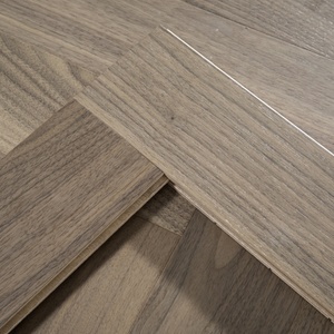 Parquet en bois <span class=keywords><strong>d</strong></span>'ingénierie en noyer à chevrons, âme en bouleau 3 couches pour <span class=keywords><strong>chauffage</strong></span> par le sol, système à clic - Product Image 3