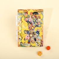 Cuaderno de Hojas Sueltas Acrílico Agitable] Cuaderno de Diario de Alta Calidad Estilo Japonés Lindo Melody para Estudiantes
