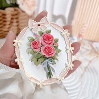 Verf je eigen bloemige reliëf gipsen blanco plantenbloem gips tekenbord ouder kind handwerk DIY schilderkunst decoratie