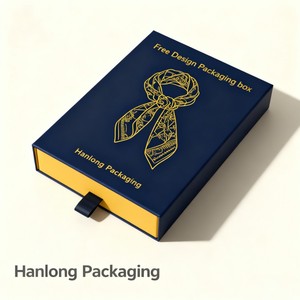 Bán buôn cứng nhắc ngăn kéo quà tặng các tông sang trọng trượt hộp chất lượng cao trượt hộp giấy bao bì đậu nành mực cứng nhắc ngăn kéo <span class=keywords><strong>Tie</strong></span> hộp - Product Image 5