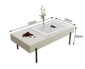 Table basse intelligente avec charge USB, charge sans fil, lecteur <span class=keywords><strong>HIFI</strong></span>, meubles de salon d'usine, ensemble de meubles de salon, support TV central en métal - Product Image 4