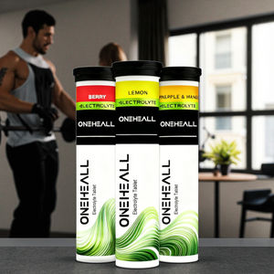 Comprimés effervescents sportifs à marque privée avec électrolytes OEM/ODM, 20 unités pour adultes, comprimés de boisson électrolytique - Product Image 4