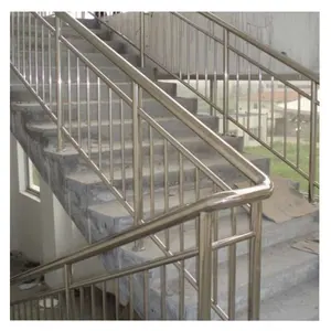 부품 스테인레스 스틸 304 계단 디자인 파이프 난간 발코니 그릴 디자인