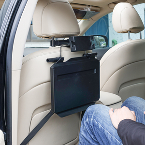 Reposacabezas para asiento trasero <span class=keywords><strong>de</strong></span> coche 2 en 1, mesa ABS, escritorio <span class=keywords><strong>de</strong></span> viaje plegable para niños, comedor, oficina, portátil, bandeja <span class=keywords><strong>de</strong></span> comida, escritorio para coche - Product Image 4