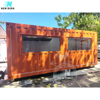Remorque restauration entièrement équipée cuisine mobile fast-food maison préfabriquée bar-restaurant modulaire conteneur de luxe