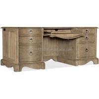 Mobilier de bureau à domicile traditionnel américain de haute qualité bureau de direction en bois