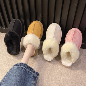 Women Winter Loafer Fluffy <strong>Furry</strong> Warm Soft Fur Thick Sole Platform <strong>Slippers</strong> <strong>Boots</strong> - Product Image 6