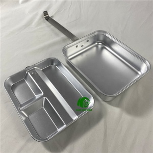 Kango Hot Cắm Trại Xách Tay Vuông Hộp Ăn Trưa Săn Bắn Ngoài Trời Sưởi Ấm Less <span class=keywords><strong>Tin</strong></span> Săn Bắn Nấu Ăn Nồi Ngoài Trời Hộp Ăn Trưa - Product Image 6