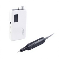 JD202H Ponceuse à ongles portable populaire haute performance, puissante, de forme conique, en plastique brossé