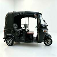 Tuk-tuk d'exportation à essence, double étage, carrosserie ouverte, moteur vertical refroidi par eau, cylindrée 201-250cc, vitesse 50-70 km/h
