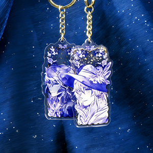 Make Your Own Clear Printed Anime Glitter Custom Double Sided Plastic Souvenir Keychain - Product Image 4