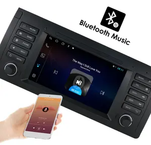 Navigateur de voiture 7 pouces pour E39 /E46/E90 Android grand écran de navigation interconnecté MP5 inversion/lecteur DVD de voiture
