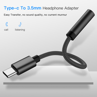 Adaptateur USB Type C vers prise casque 3,5 mm, câble audio AUX, convertisseur USB C vers casque 3,5 mm