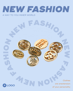 Nhà Máy Bán buôn Chất lượng cao High End Vàng nút nhà sản xuất vàng kim loại may nút cho hàng may mặc - Product Image 6