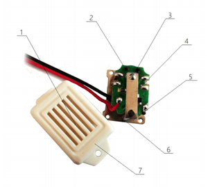 Bán buôn 12V cơ khí <span class=keywords><strong>buzzer</strong></span> với vỏ và dây cho thiết bị nhà báo động Buzzers còi báo động - Product Image 1