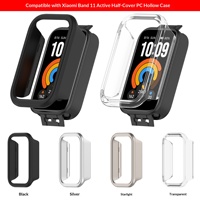 Casing Bumper Berongga untuk Smart Band 11 Bahan PC Aktif Bingkai Anti Gores Penutup Pelindung Tanpa Film Layar