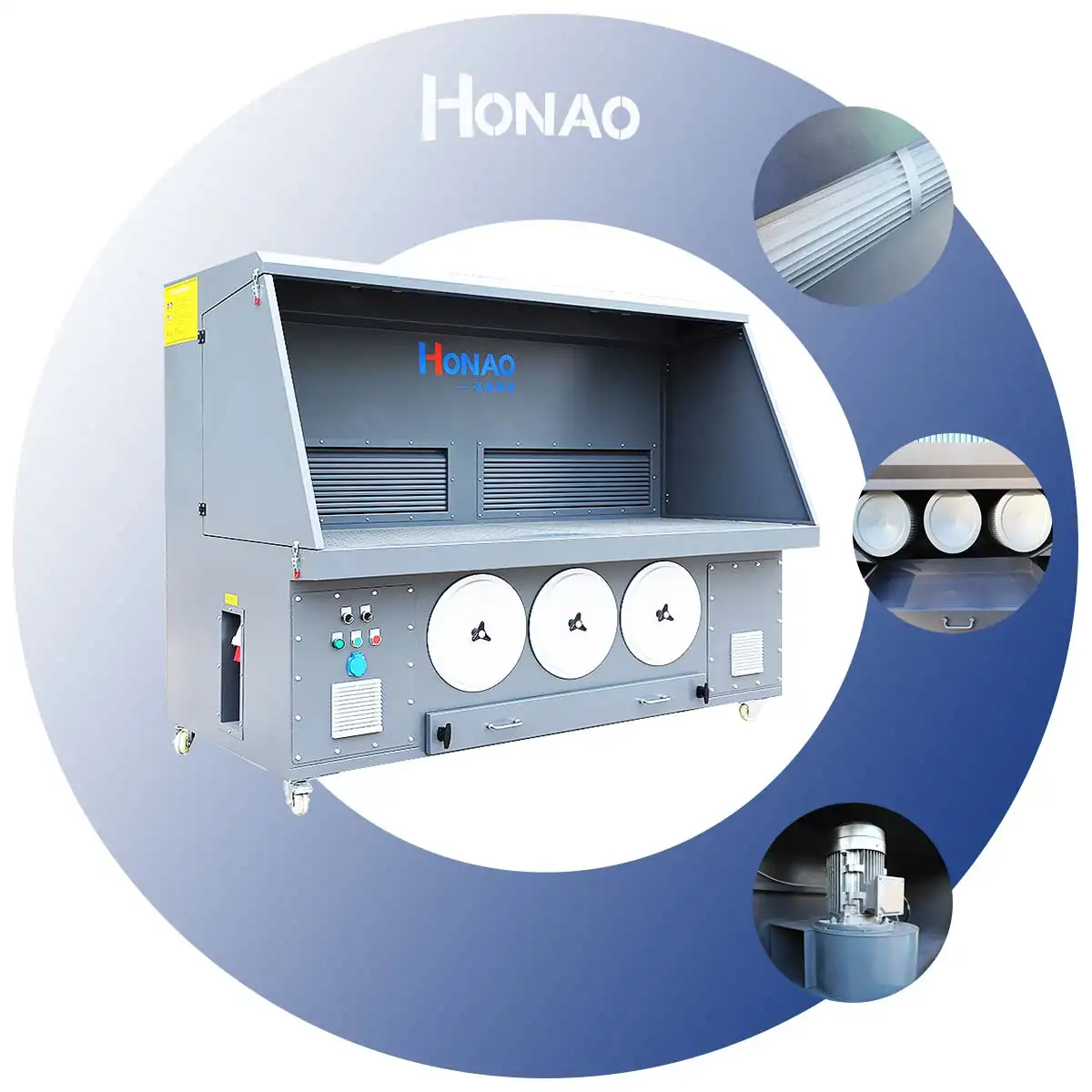 Downdraft masa/taşlama kullanılan Downdraft masa/kaynak tablosu Downdraft sistemi