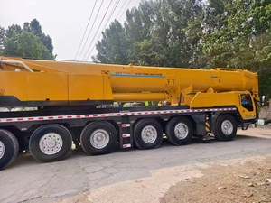Grue mobile jaune pour camion, équipement de levage télescopique pour chantier de construction et transport lourd - Product Image 5