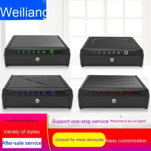Phật Sơn Của Nhà Sản Xuất Tùy Chỉnh Mini Flip-up Nhà An Toàn Thuận Tiện Pistol Box Với Vân Tay Mật Khẩu Key - Product Image 2