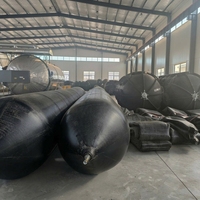 Airbags de levage lourds certifiés BV, prix usine, grands airbags marins flottants en caoutchouc pour le lancement de navires
