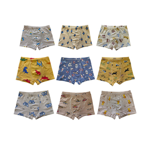 Produttore pantaloncini Super morbidi da ragazzo e da bambino in cotone con stampa assortita Boxer slip da bambino - Product Image 1