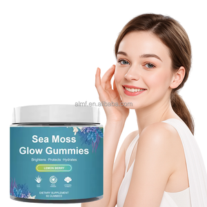 60 Gomitas de Aloe Vera con Polvo de Perla, Vitamina C y <span class=keywords><strong>E</strong></span> Liposomal, Extracto de Blue Majik, Ilumina, Protege, Hidrata, Suplemento Dietético Marino - Product Image 1