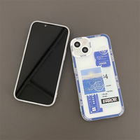 Coque de téléphone transparente antichoc en TPU avec motif code-barres pour iPhone 17 Pro Max – Accessoires de téléphone en gros