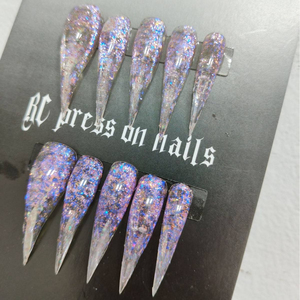 Uñas postizas acrílicas al por mayor hechas a mano con diseño de garra de animal, blancas y esponjosas, de dragón, águila, o pata de gato, reutilizables, largas, cortas, uñas personalizadas - Product Image 4