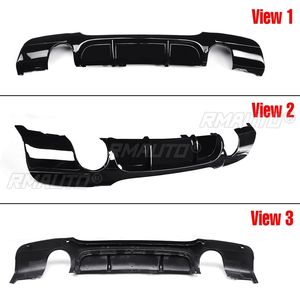 Diffuseur arrière de pare-chocs avec protection LED et déflecteur pour BMW E92 E93 328i 335i M Sport 2007-2013 - Product Image 2