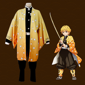 Costume de <span class=keywords><strong>cosplay</strong></span> Demon Slayer Tanjiro Nezuko Zenitsu <span class=keywords><strong>Rengoku</strong></span>, uniforme d'anime - Product Image 2