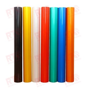 Tự dính microprismatic thương mại lớp màu đỏ bánh xe sáng metallized vật liệu phản chiếu Sticker Vinyl Phản Chiếu phim - Product Image 1