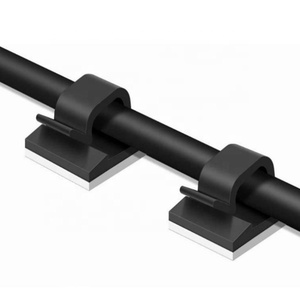 <strong>Plastic</strong> Mini Portable Car <strong>Table</strong> Cable Management Holder Cable Clip With Adhesive Sticker - Product Image 6