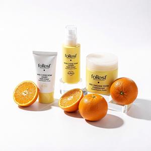 Set de Cuidado Facial Forest: Sérum Tonificante 50ml, Crema Solar 50ml, Discos de Gel 75 Unidades, Para Todo Tipo de Piel, Protección UV, Fórmula K-Beauty - Product Image 1
